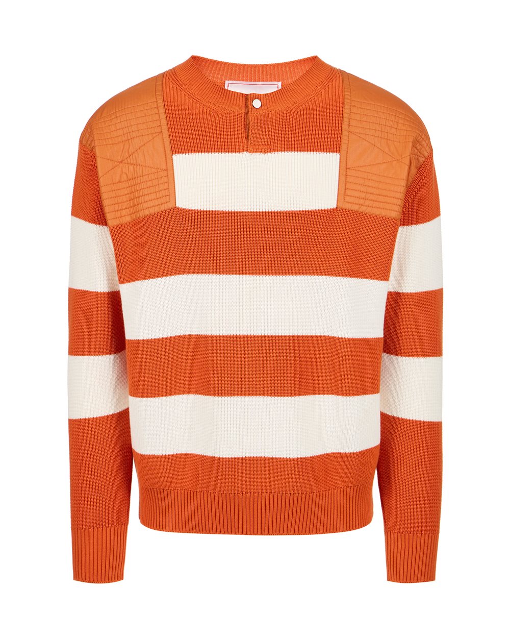Long-sleeved crew neck sweater with horizontal stripes - Fashion Show Man | Iceberg - Official Website