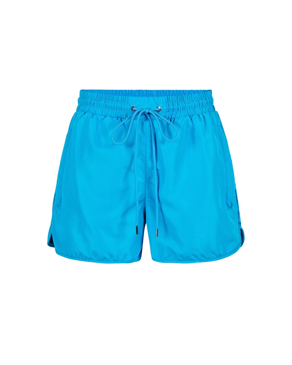 Short Active in nylon tecnico foderato in rete color cobalto - Pantaloni | Iceberg - Official Website