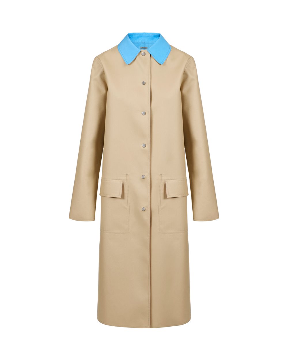 Cappotto Fashion Style Reversibile Beige e Turchese - Capispalla | Iceberg - Official Website
