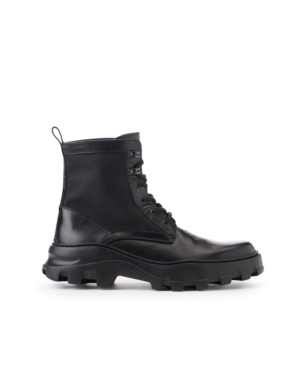 Leather thigh-high boots with XL grooved sole - Shoes & sneakers | Iceberg - Official Website