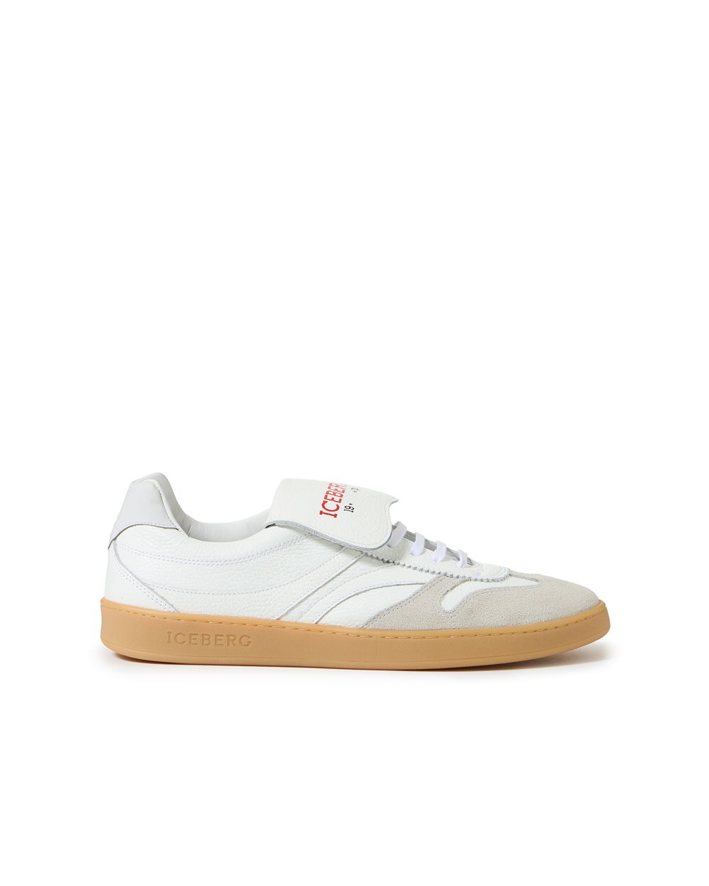 Retro-style patterned sneakers with a "California" construction | Iceberg - Official Website