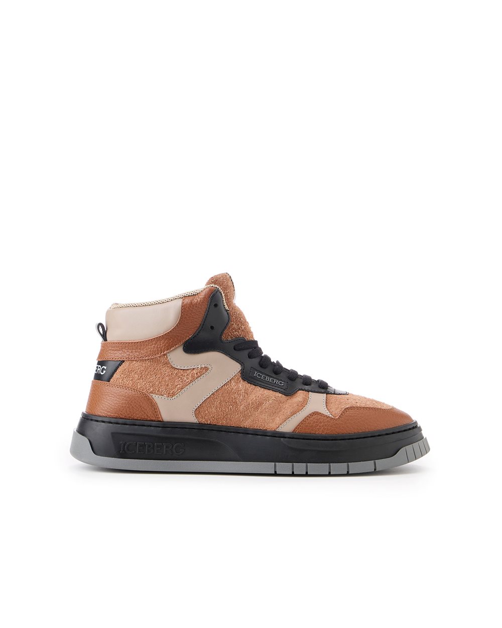 Clock V2 Multicolor High-Top Sneakers - Shoes & sneakers | Iceberg - Official Website