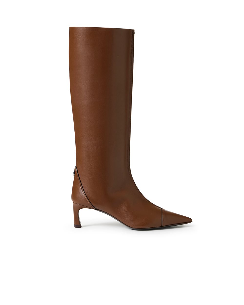 BETH boot in brown Iceberg leather - Accessories | Iceberg - Official Website