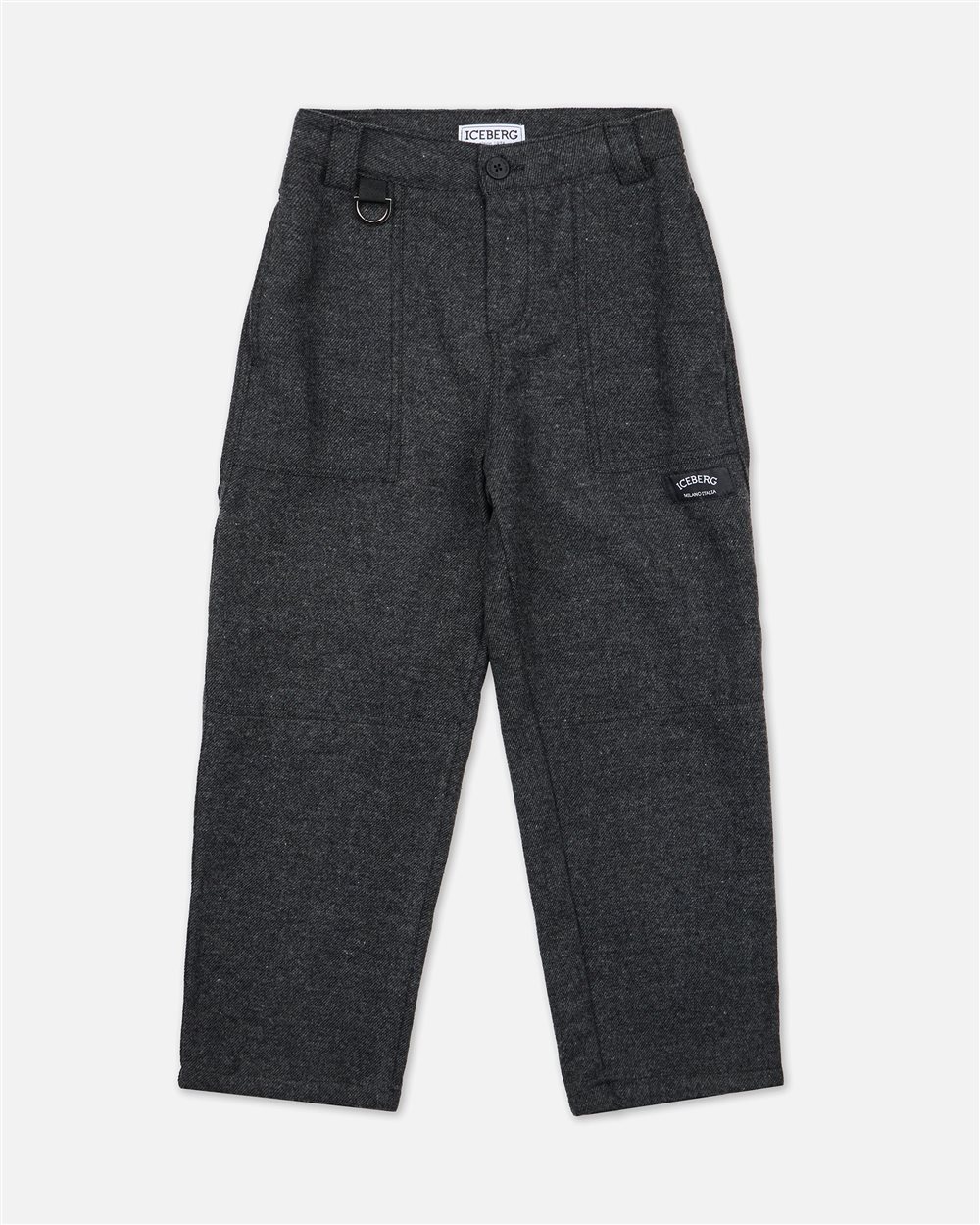 Cargo grigio in tessuto tecnico urbano - Bambino | Iceberg - Official Website