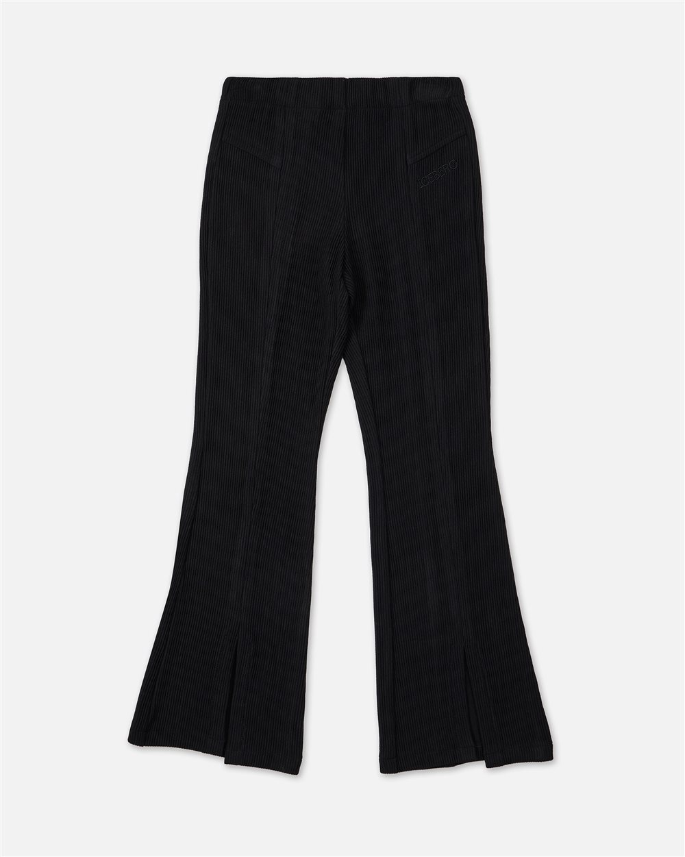Black low-rise flared trousers - Kids | Iceberg - Official Website
