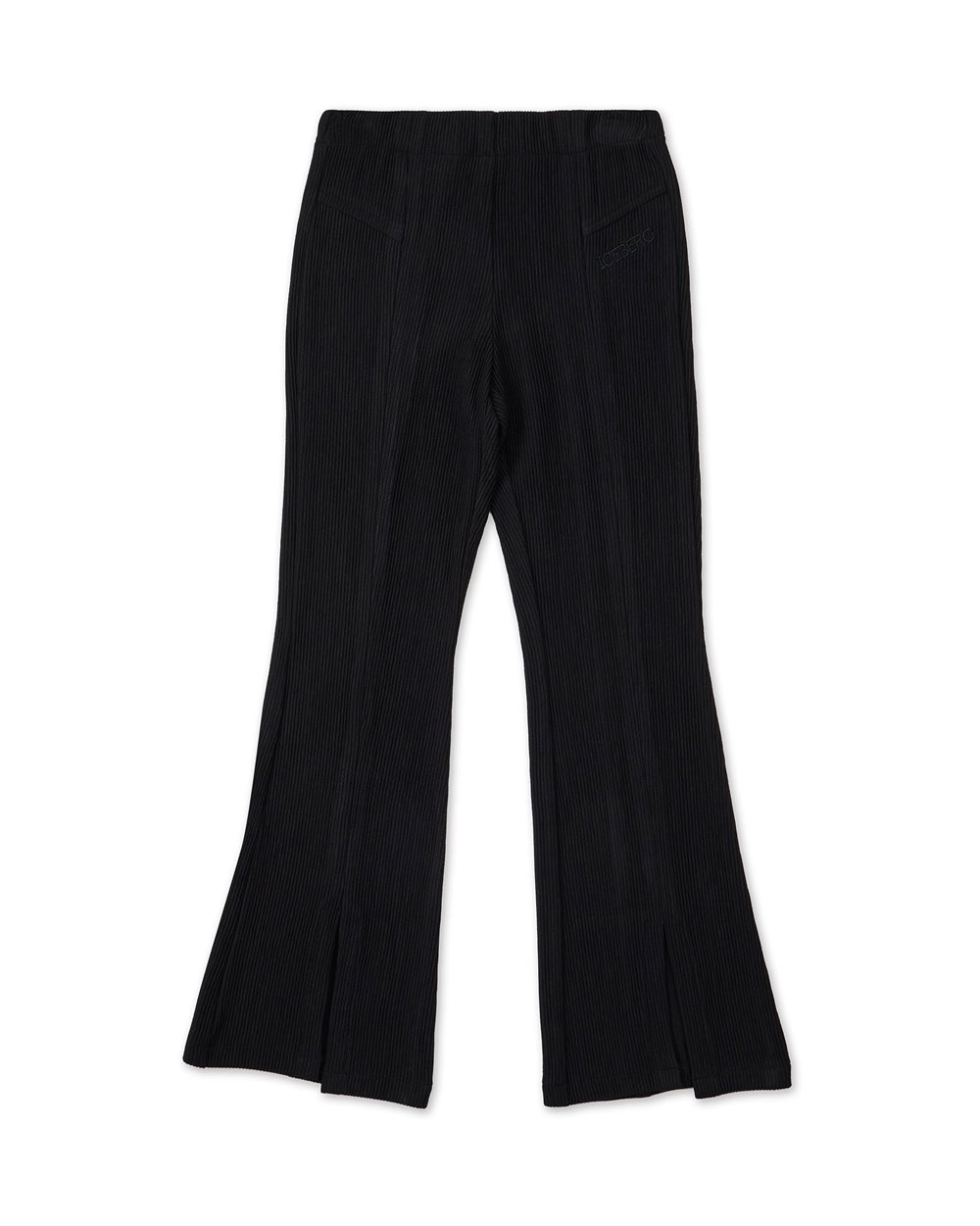 Black low-rise flared trousers - Kids | Iceberg - Official Website