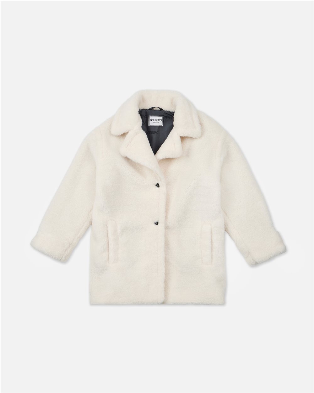Vanille-Teddybär-Jacke - Mädchen | Iceberg - Official Website