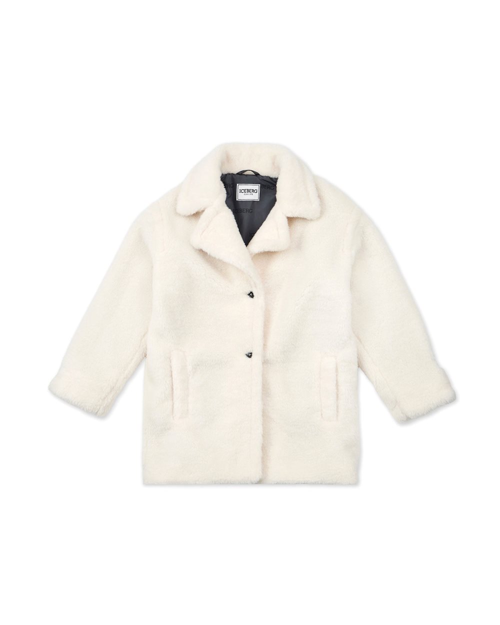 Vanille-Teddybär-Jacke - Mädchen | Iceberg - Official Website
