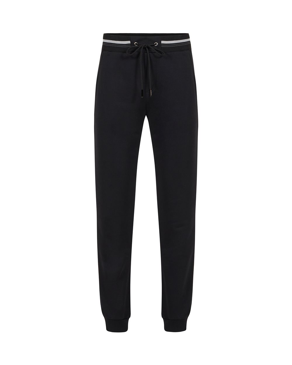 Dark black jogger in sustainable fleece with embossed Iceberg logo - New in | Iceberg - Official Website