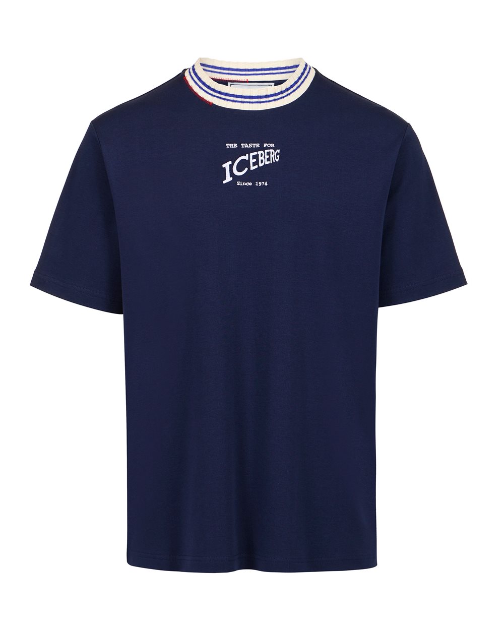 Kultig und bewusst: Das blaue T-Shirt, das den Unterschied macht - T-Shirts und Polohemden | Iceberg - Official Website