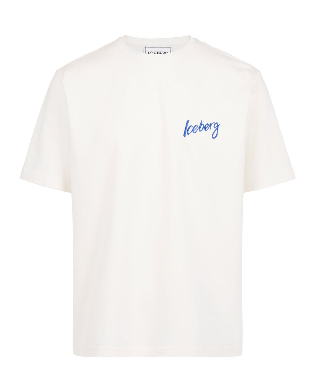 Iconica e contemporanea: la T-shirt Iceberg Dinner in vaniglia - T-shirts & polo | Iceberg - Official Website