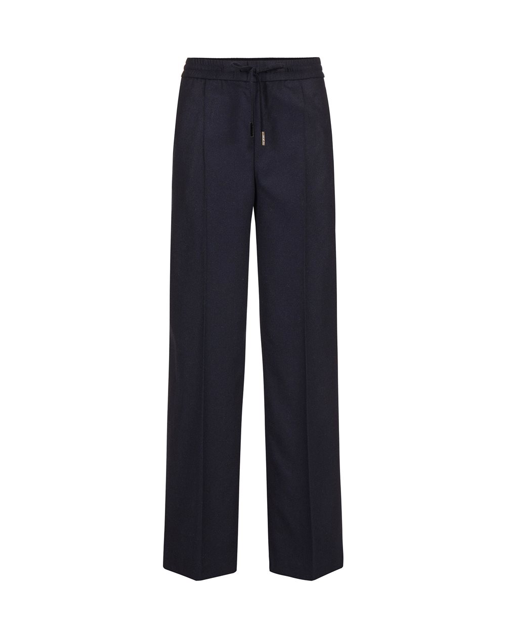 Jogger in lightweight bouclé blend of wool and technical silk - Trousers | Iceberg - Official Website