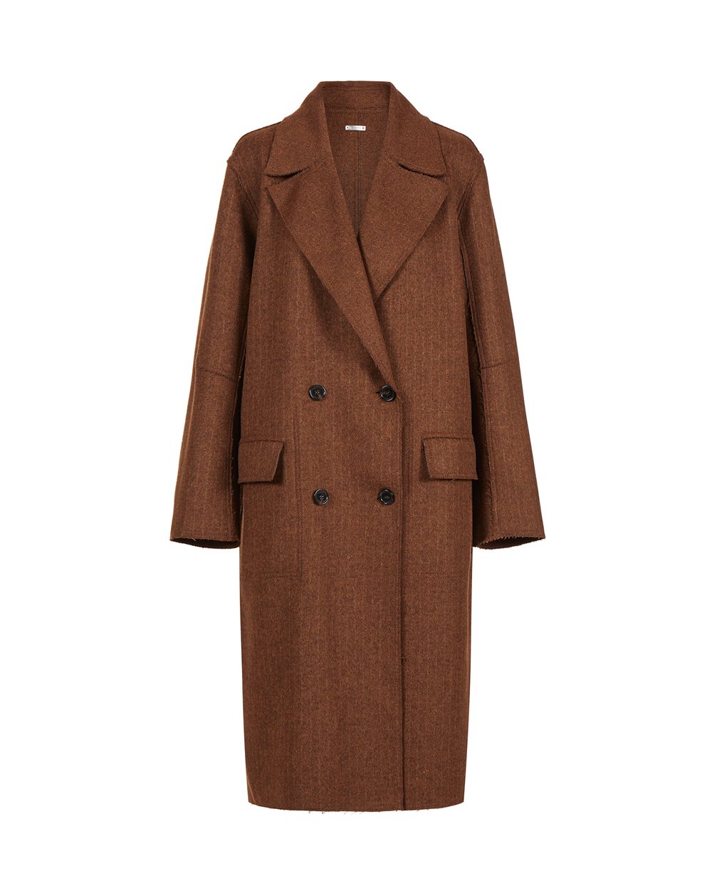 Reversible double-breasted coat in double-face cloth - Outerwear | Iceberg - Official Website