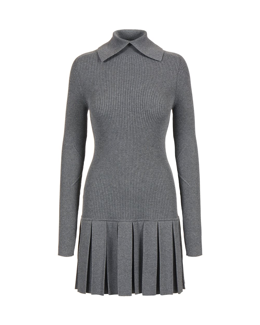 Regular-fit double-breasted jacket in gray check - Dresses & Skirts | Iceberg - Official Website