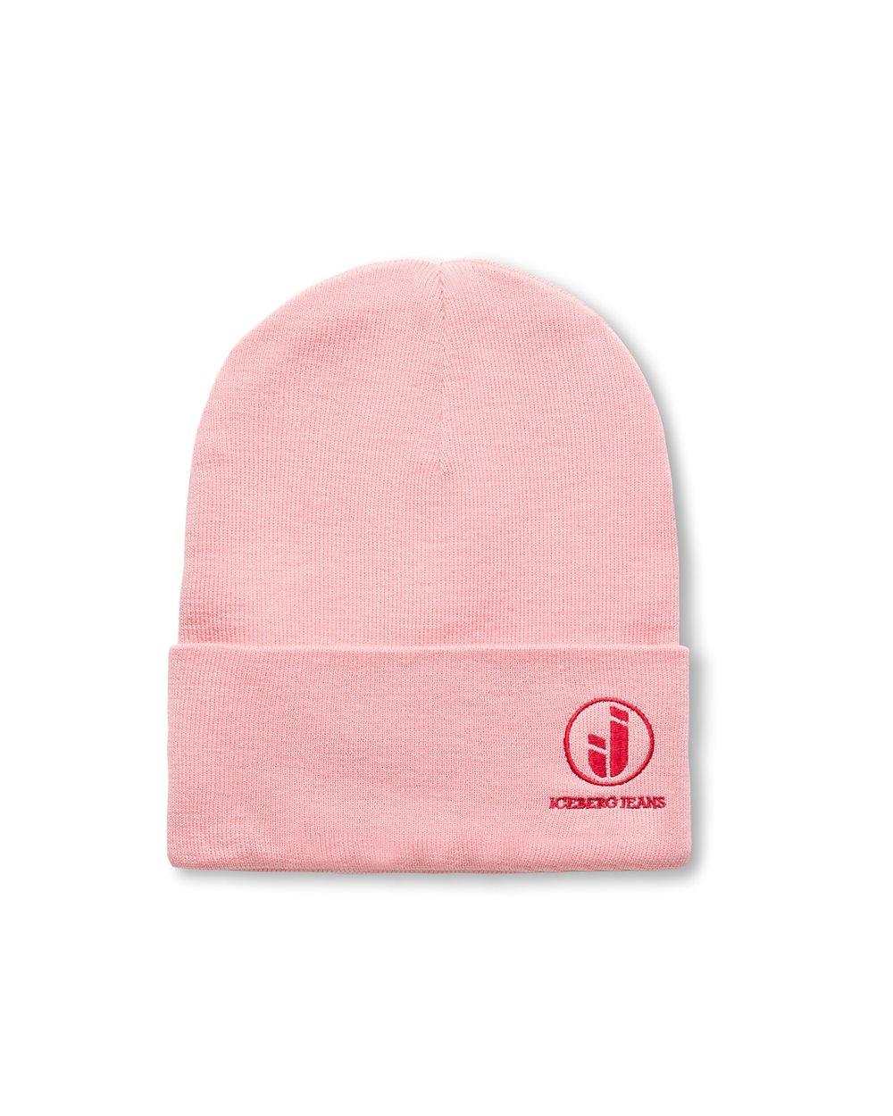 Fit beanie hat in wool blend knit - Woman | Iceberg - Official Website