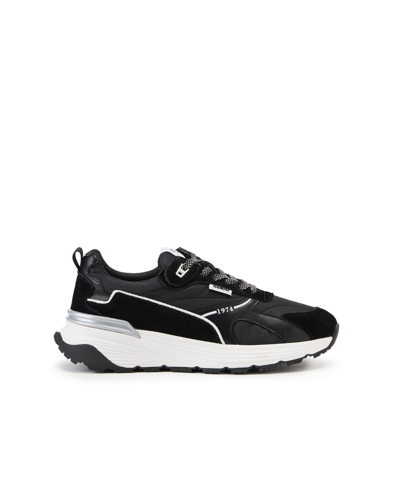 Black and white running sneakers - Shoes & sneakers | Iceberg - Official Website
