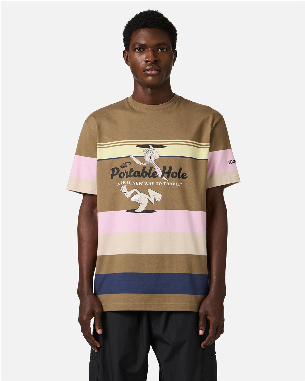 Iceberg Green Cotton Men T-Shirt main image 0
