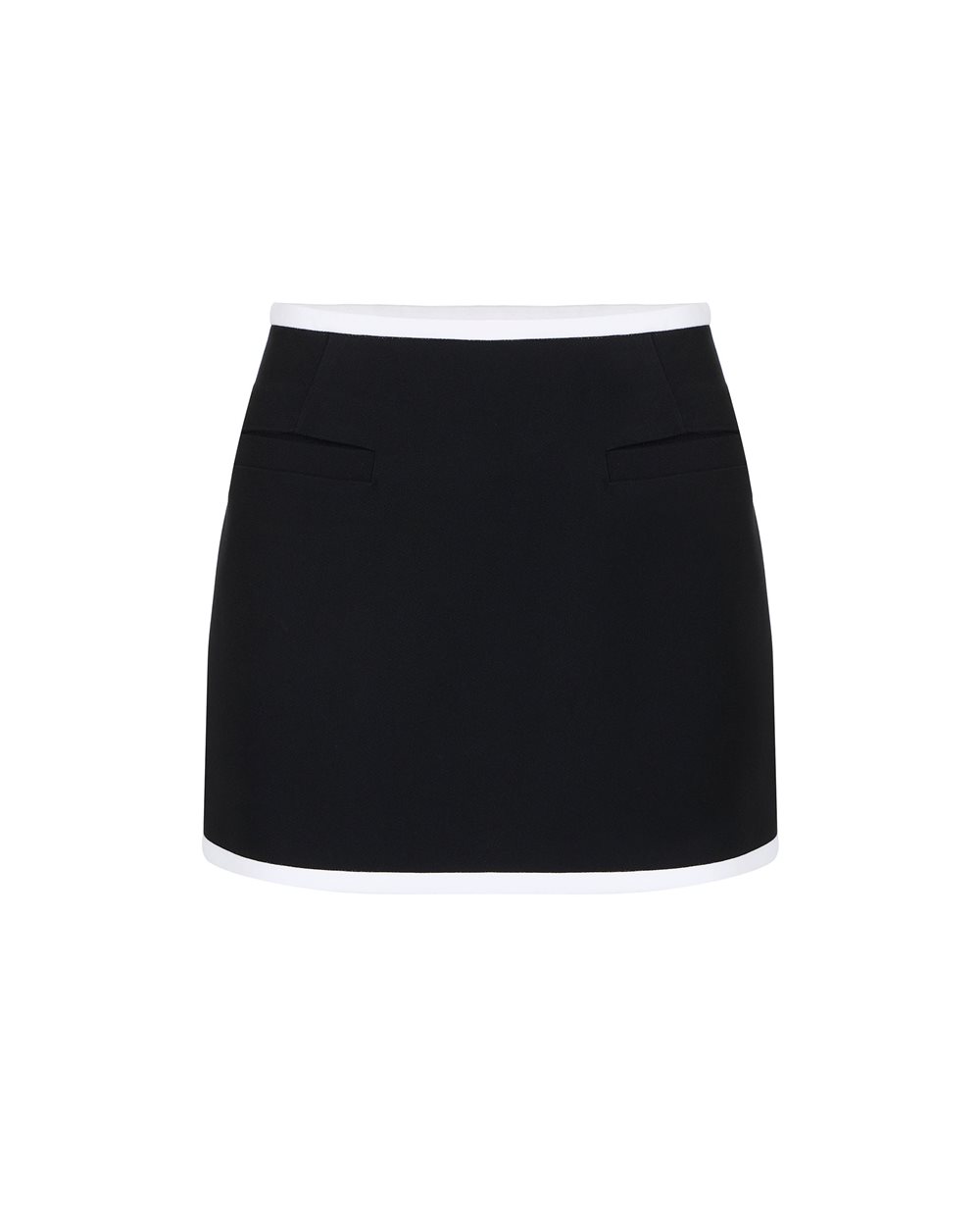 knee length dresses for ladies Elegant Mini Dress with White Pleated Hemline