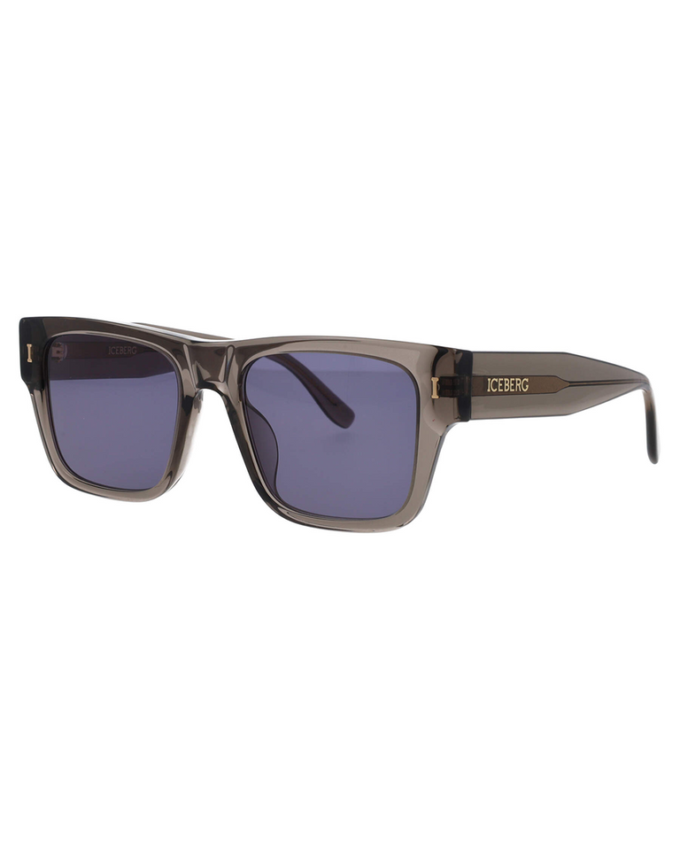 The I Iceberg Square Smoke Grey Sunglasses - Eyewear | Iceberg - Official Website