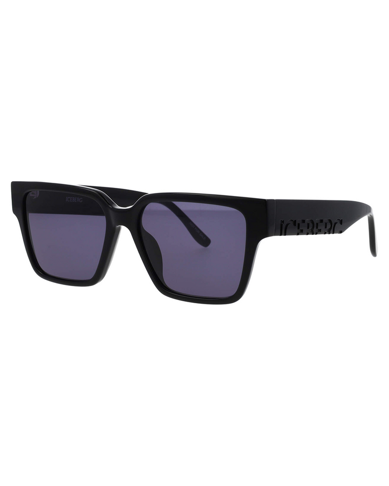 Black sunglasses The Engraved Icon Iceberg - Carosello EYEWEAR | Iceberg - Official Website