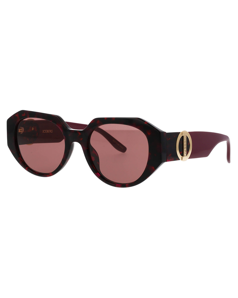 Oversized tortoiseshell sunglasses The Monogram Iceberg - Carosello EYEWEAR | Iceberg - Official Website