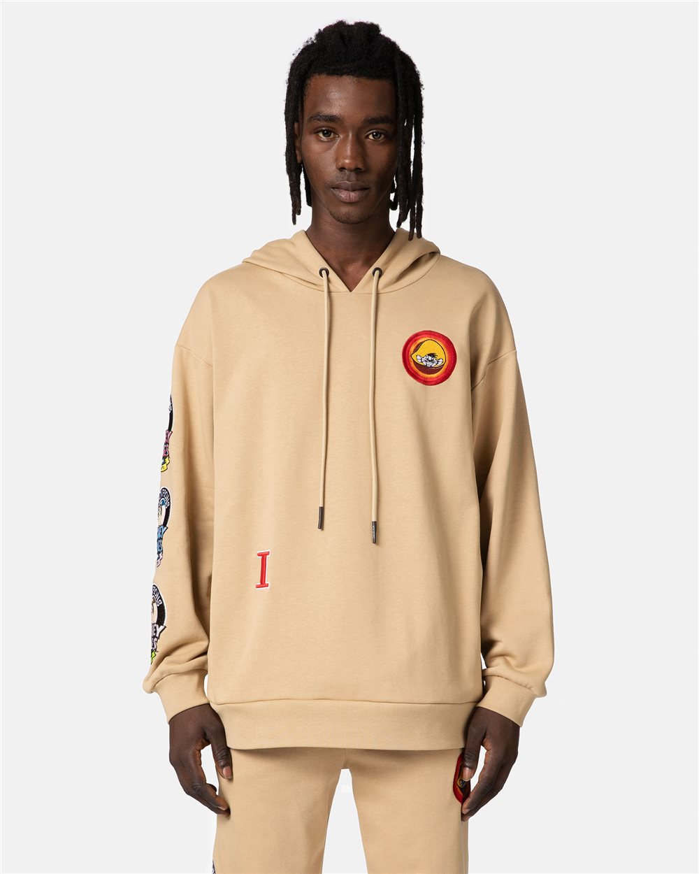 Hooded sweatshirt with Looney Iceberg patches | Tunes