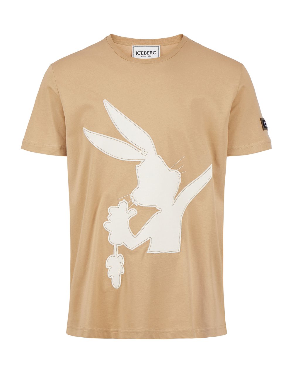 T-shirt sand coloured with cartoon detail | Iceberg