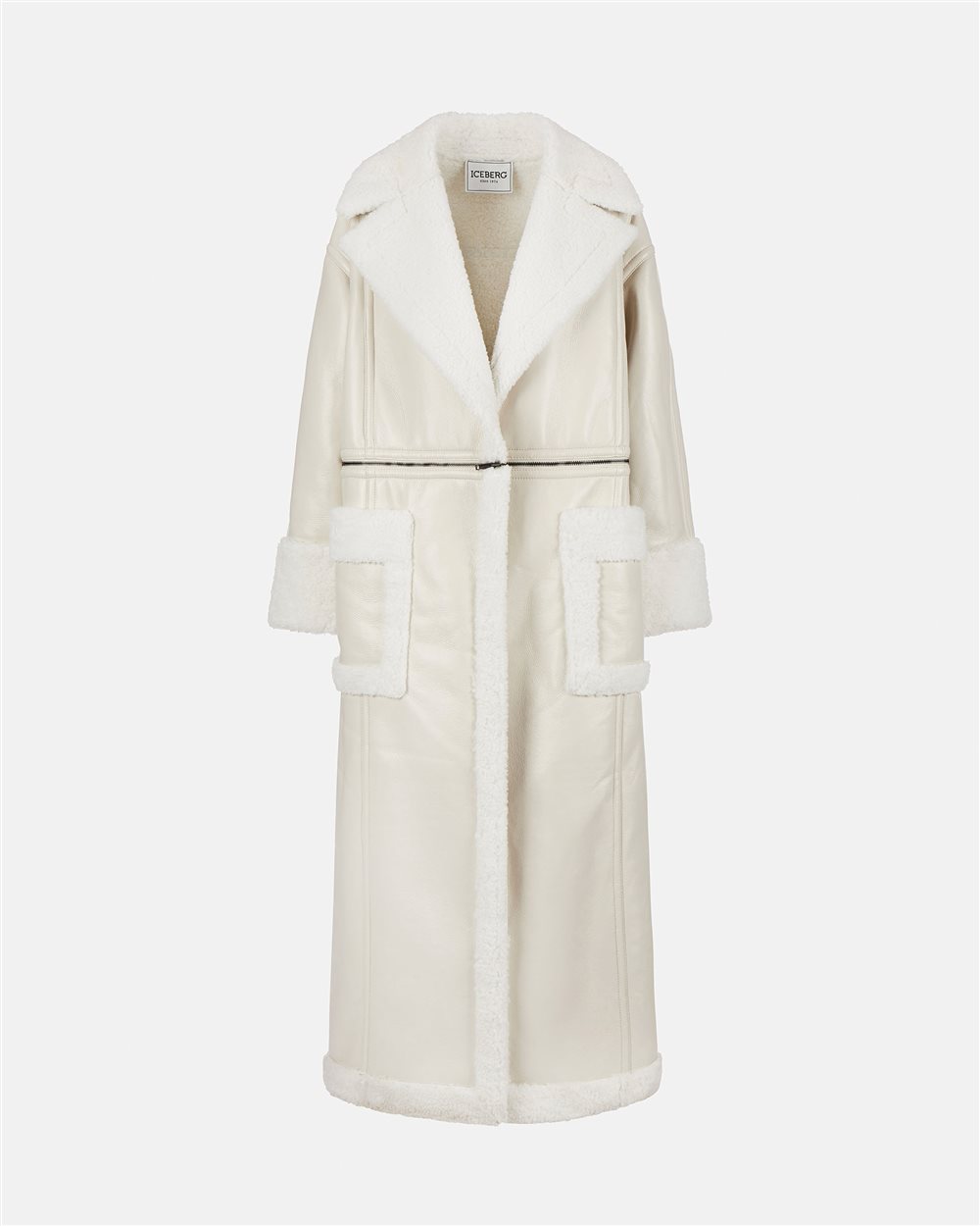 sheepskin duster coat