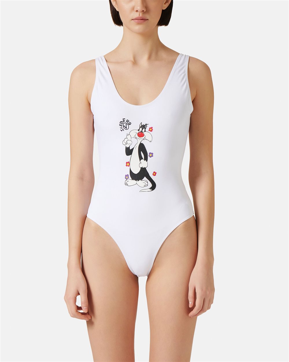 One piece swimsuit with cartoon graphics Iceberg