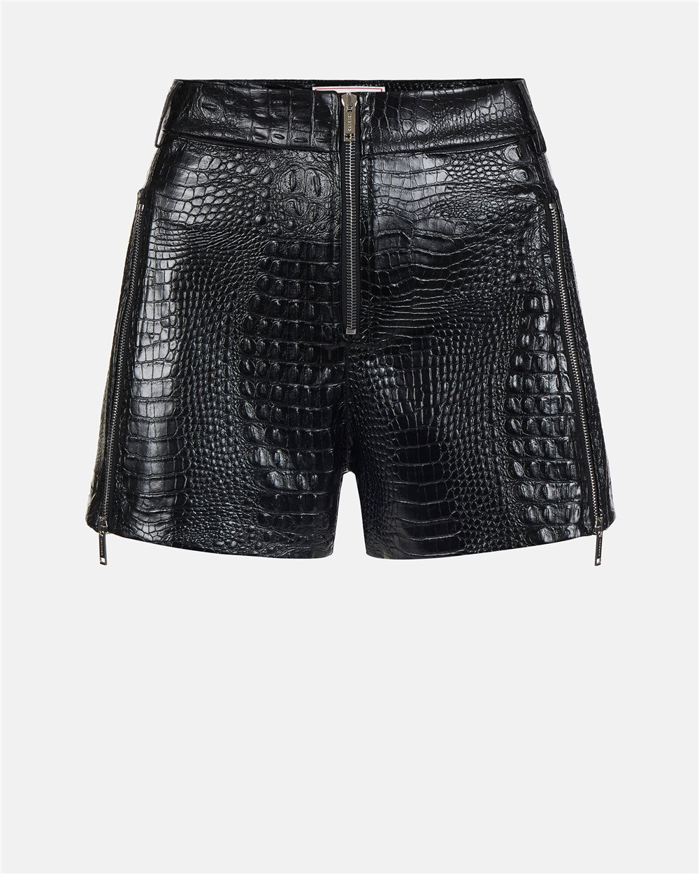 Crocodile print eco-leather shorts | Iceberg