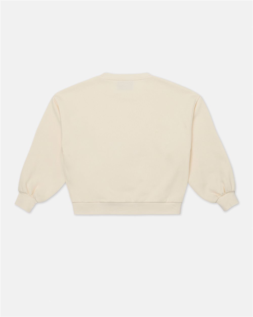 Cream colored crew neck crop sweatshirt Iceberg