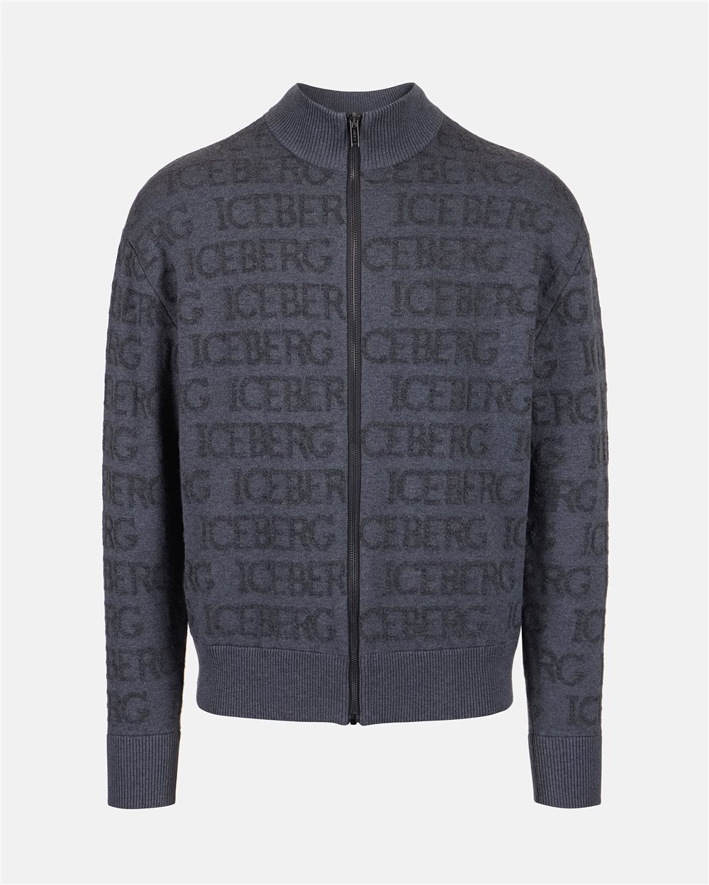 Jacquard knit bomber jacket | Iceberg