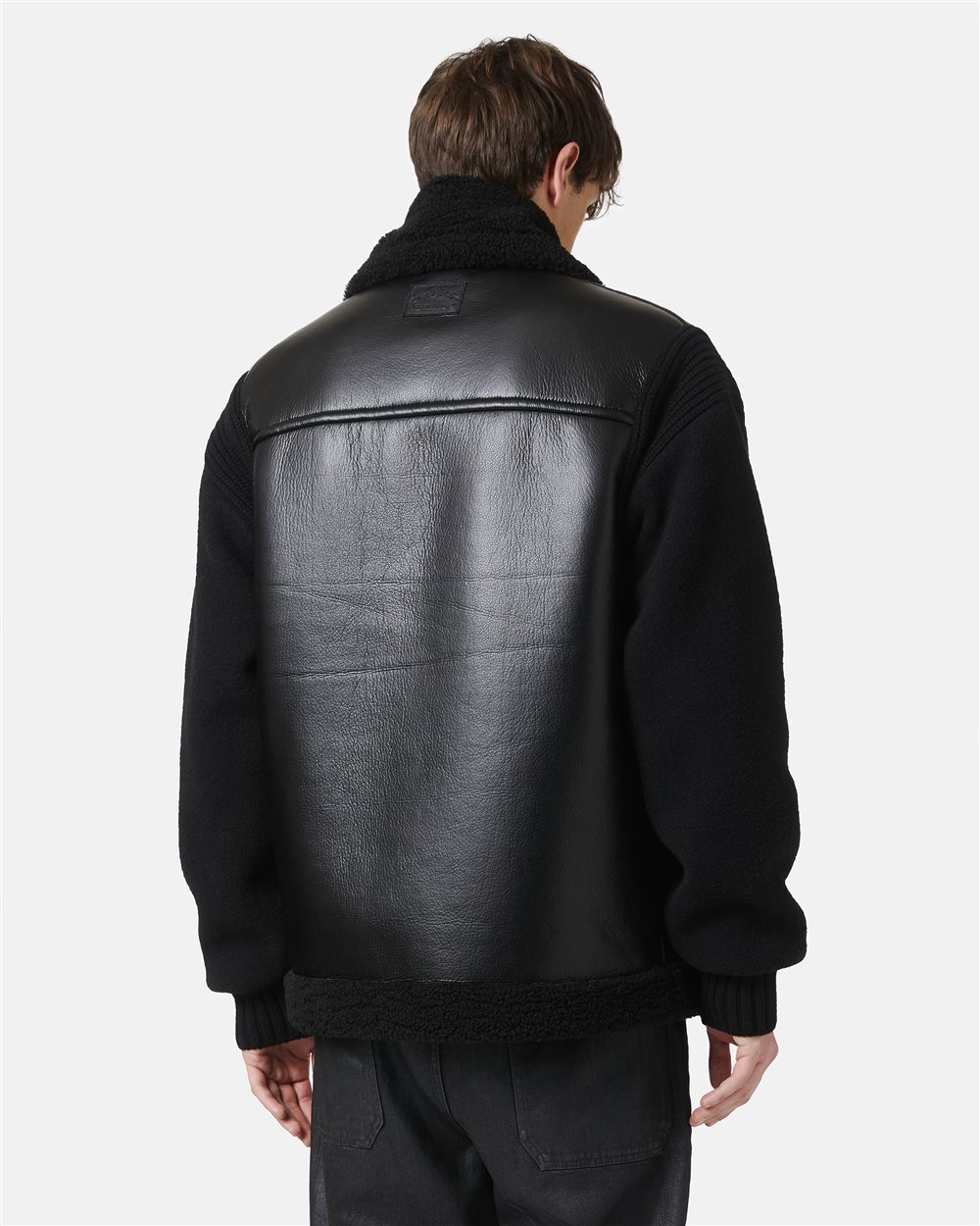 Black eco sheepskin jacket Iceberg