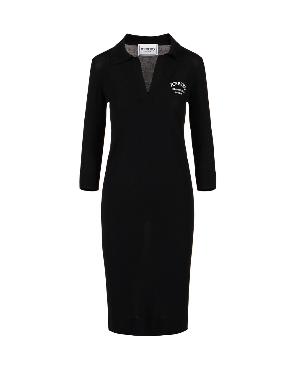 Thin wool polo dress | Iceberg