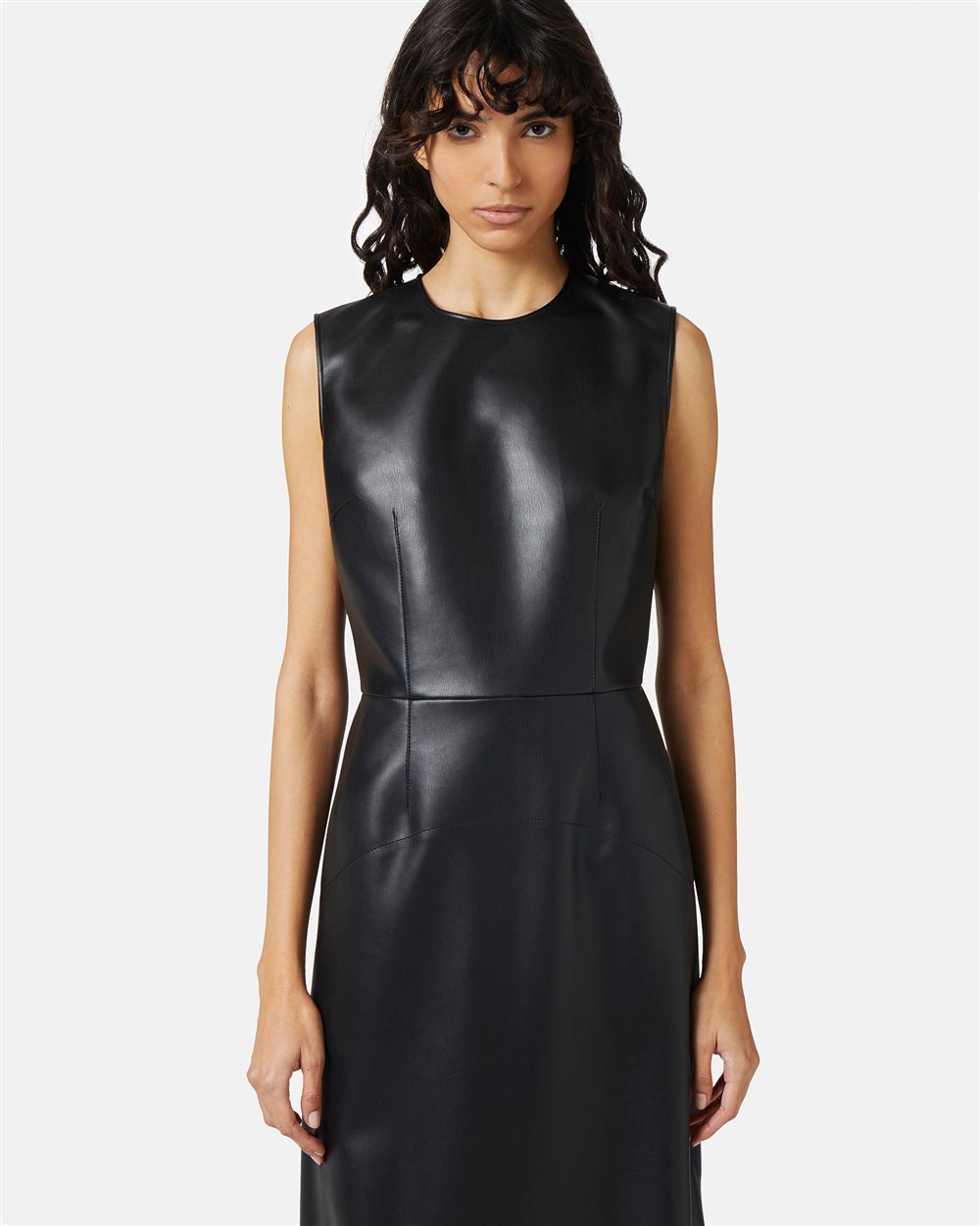 Faux leather sheath dress Iceberg