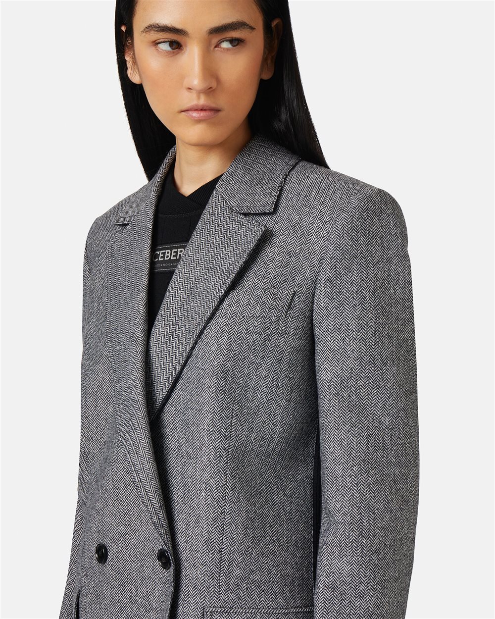 Wool Herringbone Jacket