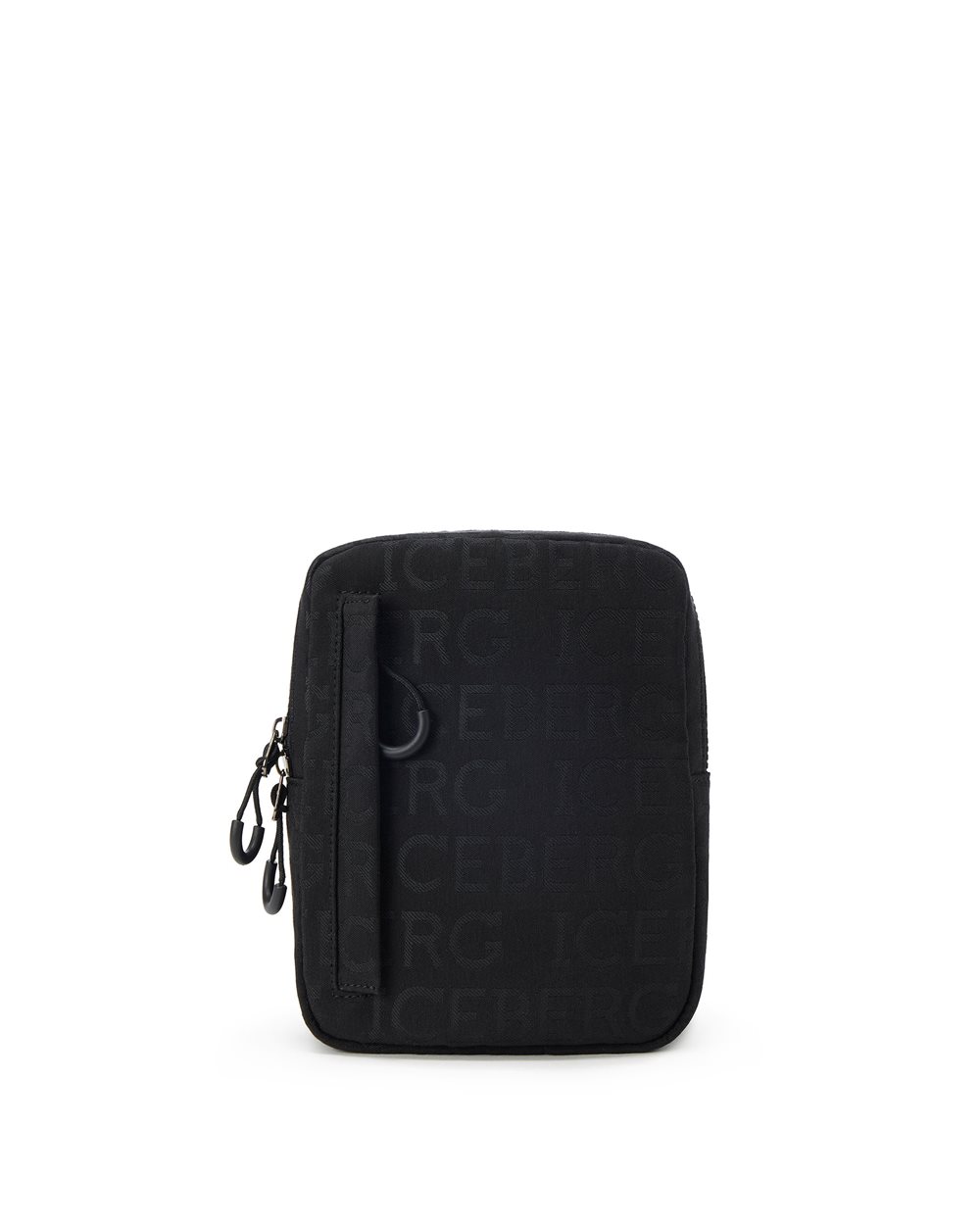 Borsa a tracolla in nylon con logo allover | Iceberg