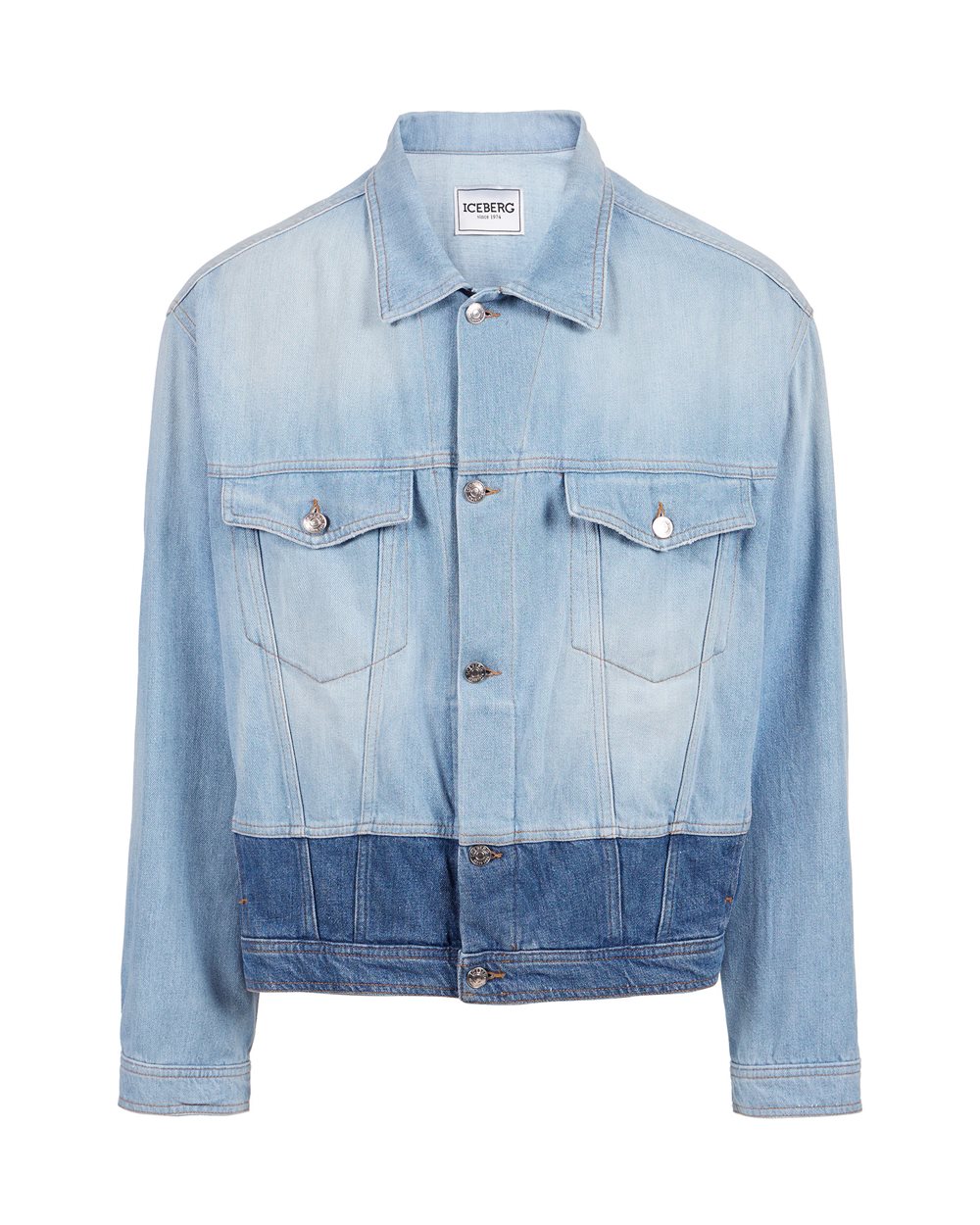 ICEBERG デニム ジャケット Indigo denim jacket regular fit | Iceberg