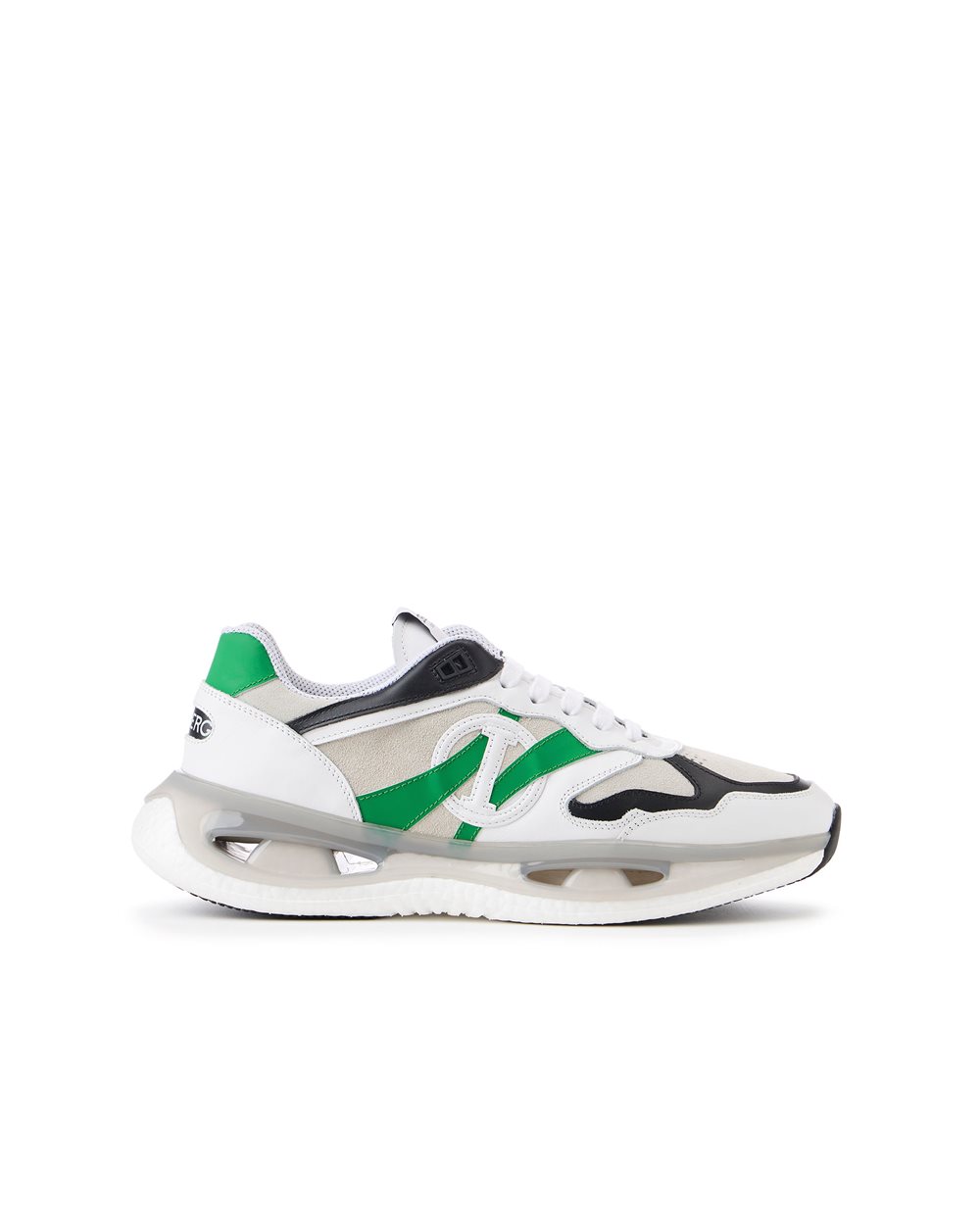 Iceberg Black and Green Athletic Shoes with Modern Sole Iceberg unveils fantastic neon drop sneakers main image 3
