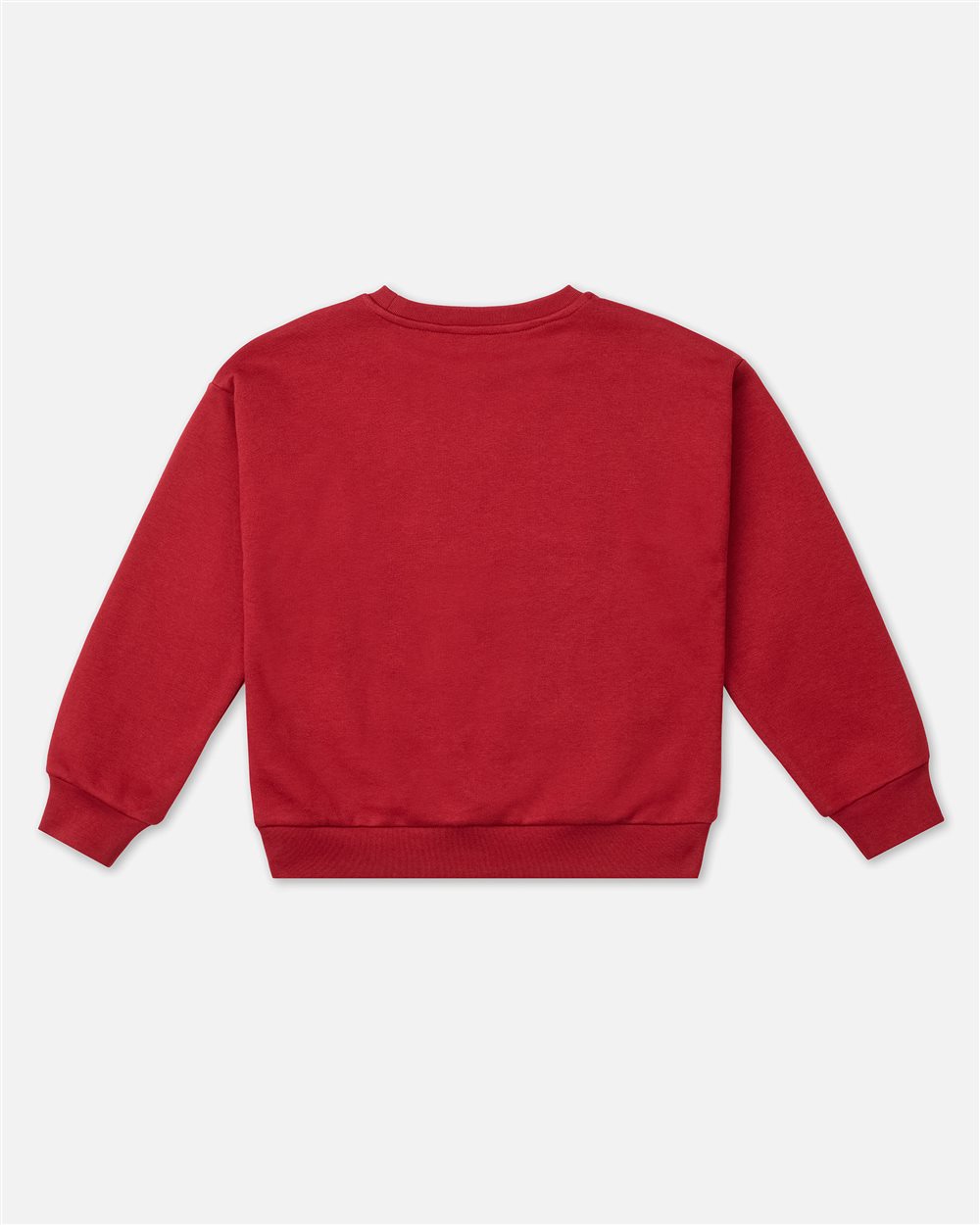 Red crewneck sweatshirt with tone-on-tone logo Iceberg