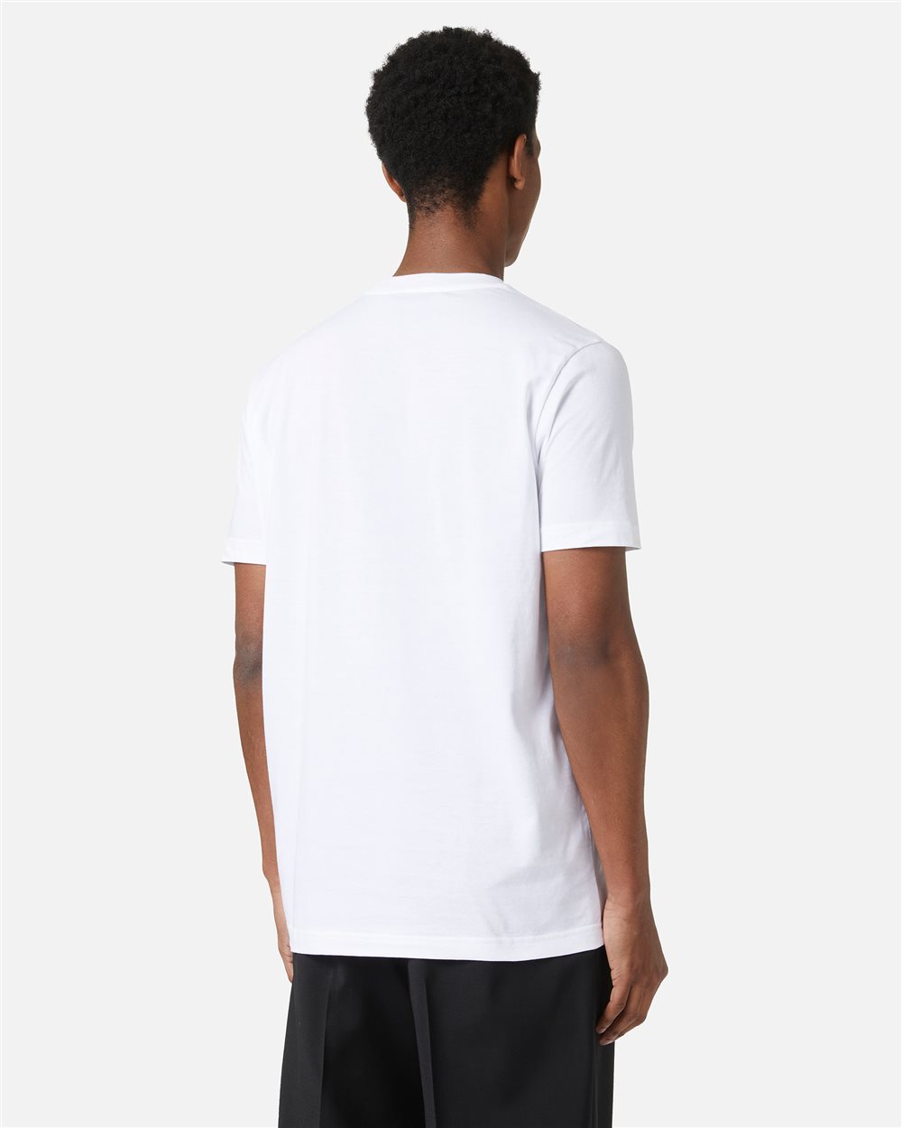 Regular fit optical white T-shirt with embossed Iceberg logo | ICEBERG