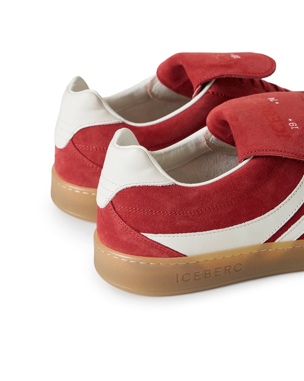 Multi-colored sneakers with contrasting inserts | ICEBERG