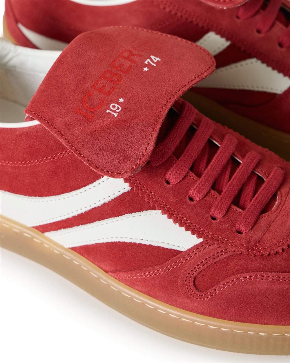 Multi-colored sneakers with contrasting inserts | ICEBERG