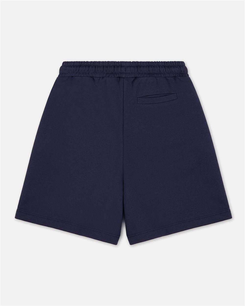 Blue fabric Bermuda shorts with side logo | ICEBERG