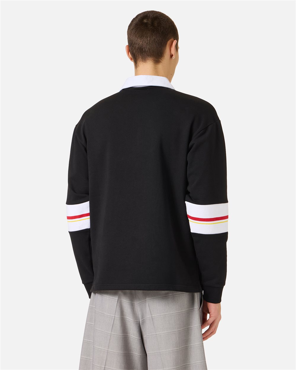 Black rugby fit cotton sweatshirt featuring Looney Tunes | ICEBERG