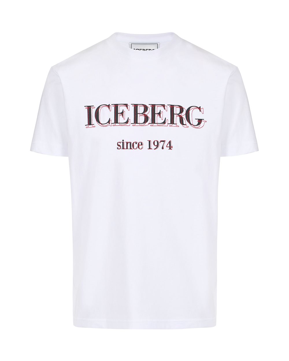 Optic white oversized T-shirt in cotton jersey, featuring the