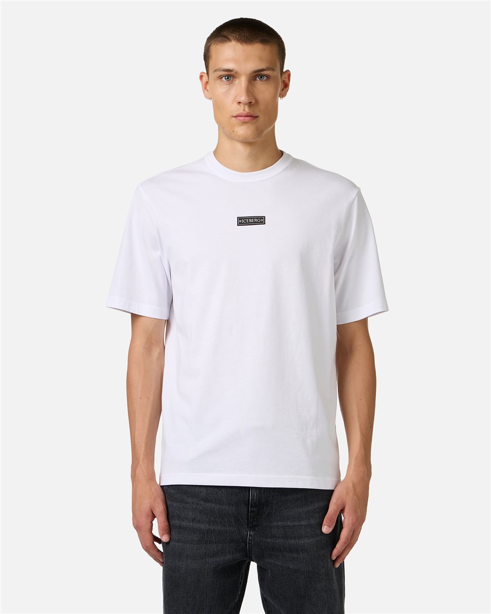 Regular fit optic white cotton jersey T-shirt with Peanuts print