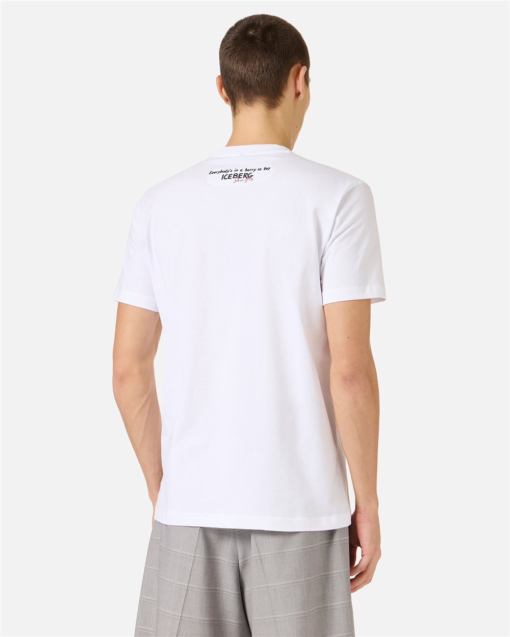 Classic regular fit optic white T-shirt in sustainable cotton