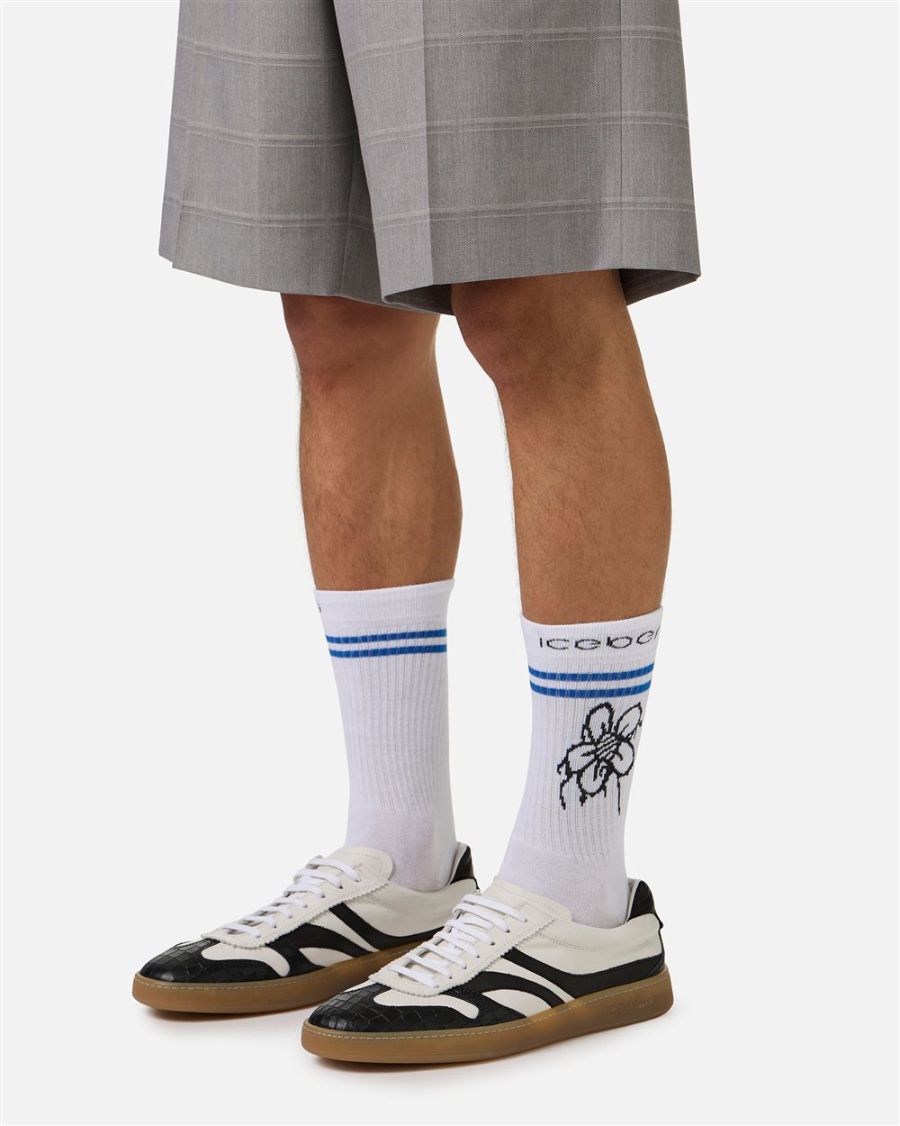 Marchare Calzini alti al ginocchio per bambine, uniformi scolastiche, senza cuciture, in cotone, colore bianco, nero, blu navy, confezione da 3/6, Bianco-6 paia, 5-7 anni