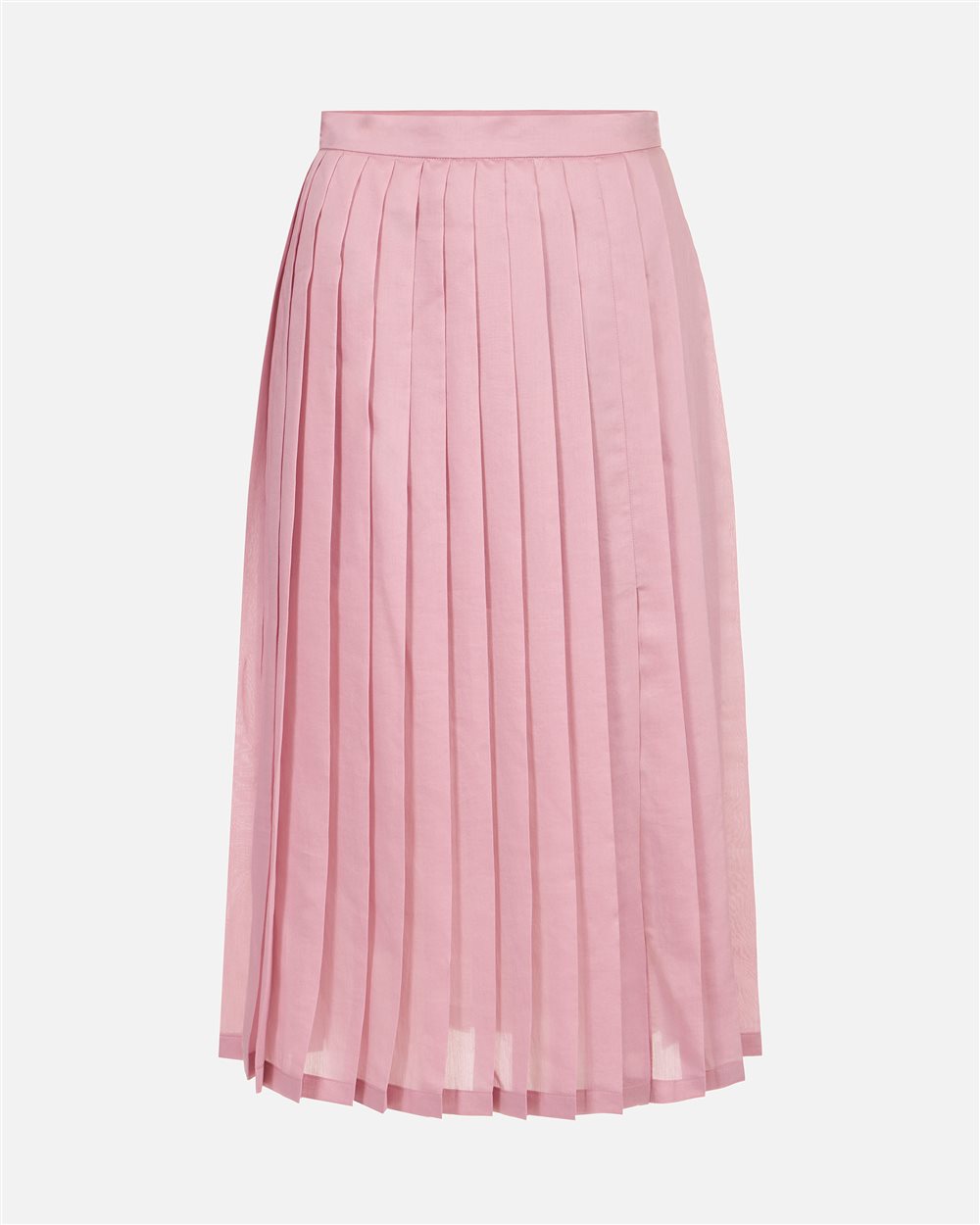 Regular fit pink muslin pleated skirt | ICEBERG